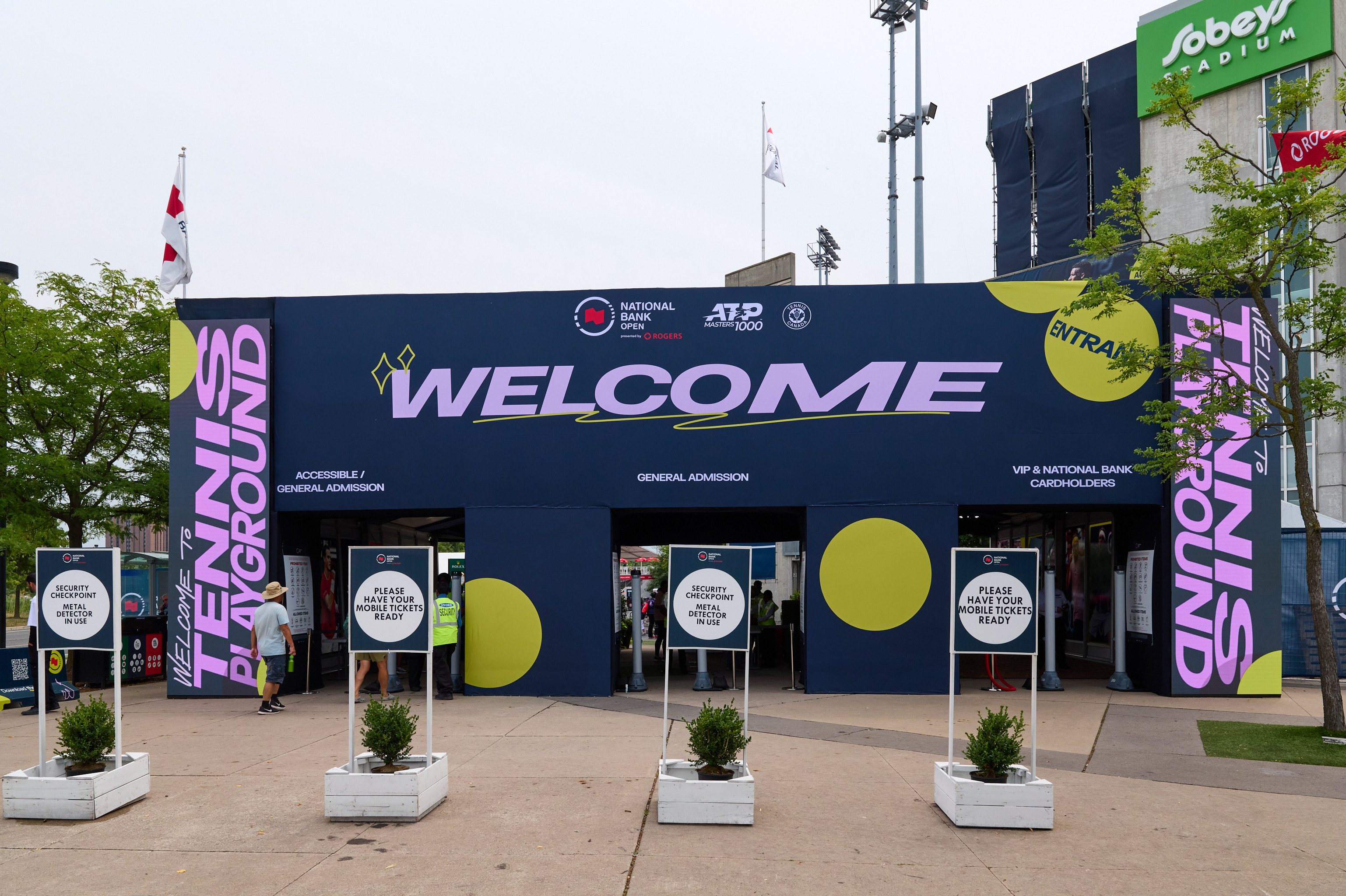 Crionet National Bank Open 2025 AV production by PEAK Technologies